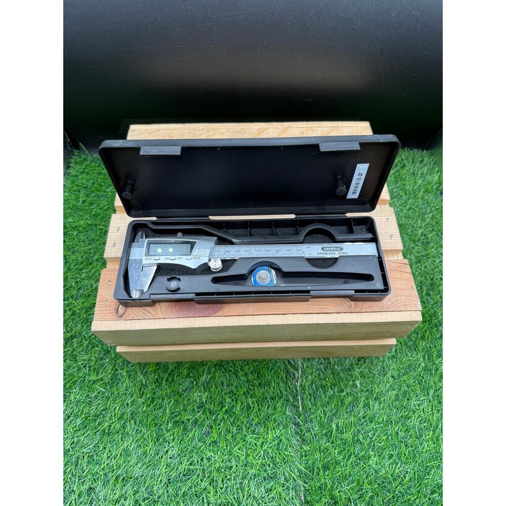 General Tools 147 Digital Fractional Caliper with Case